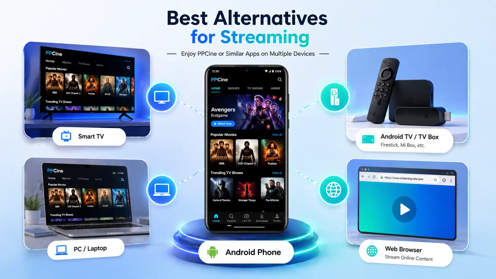 Streaming alternatives